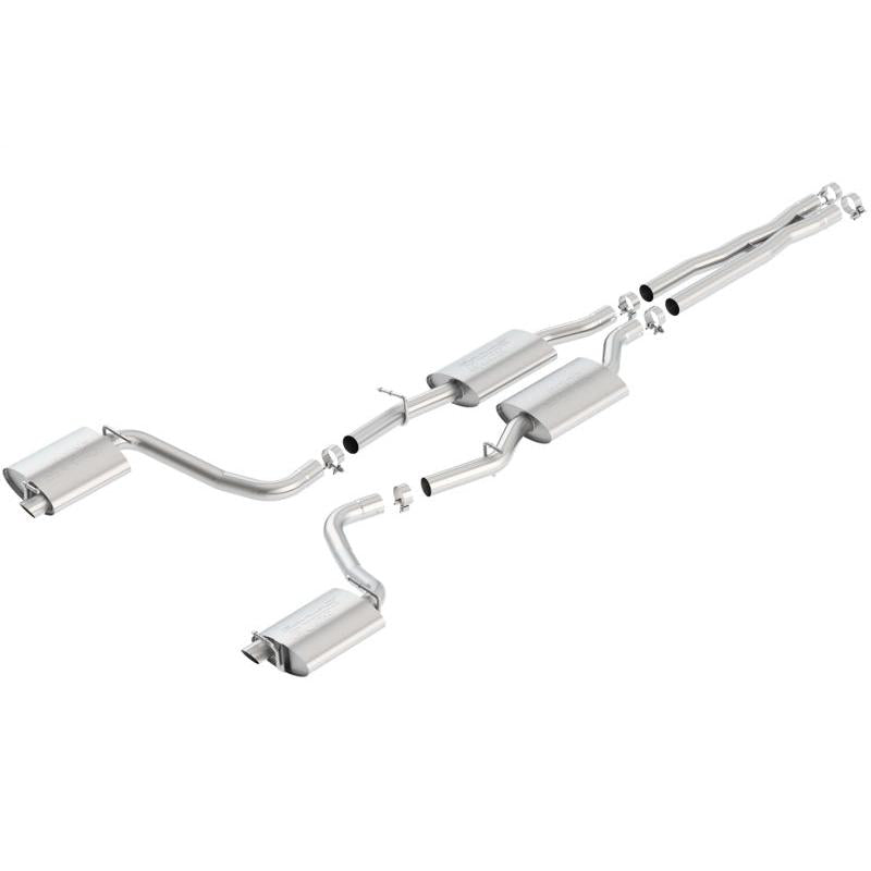 Borla 15-16 Dodge Charger R/T 5.7L No Tip Use Factory Valence Single Split Rear Exit S-Type Exhaust