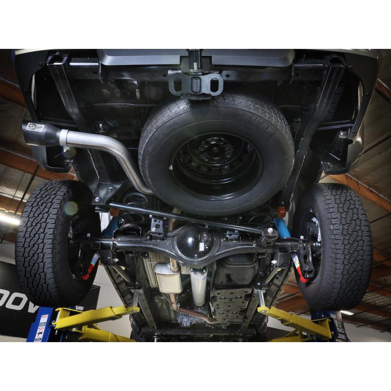 aFe 2024 Toyota Tacoma L4 2.4L Apollo Series 2.5-3in 409 SS Steel Cat-Back Exhaust w/Black Tips-SR1 Performance