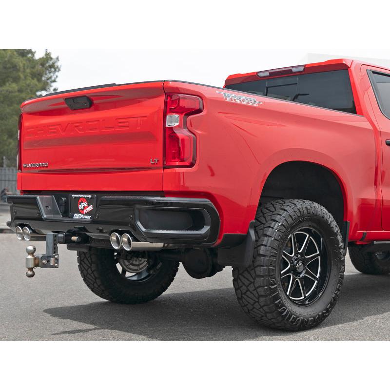 aFe Vulcan Series 3in 304SS Exhaust Cat-Back Exh w/ Pol Tips 2019 GM Silverado / Sierra 1500 V8-5.3L-SR1 Performance