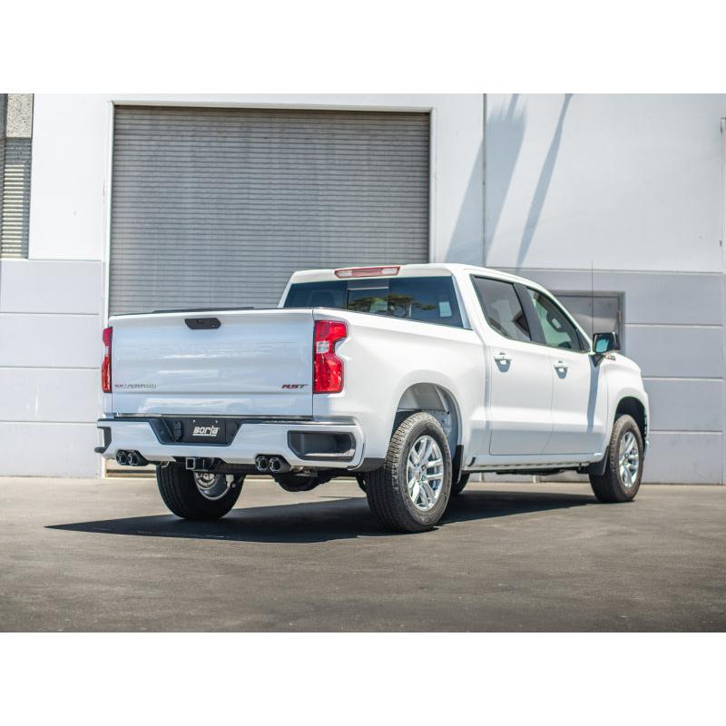 Borla 2019 Chevrolet Silverado 1500 6.2 w/ 147in WB 2.75in S-Type Catback Exhaust -Carbon Fiber Tips