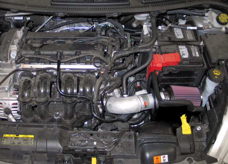 K&N 11-12 Ford Fiesta 1.6L L4 Silver Typhoon Performance Intake-SR1 Performance