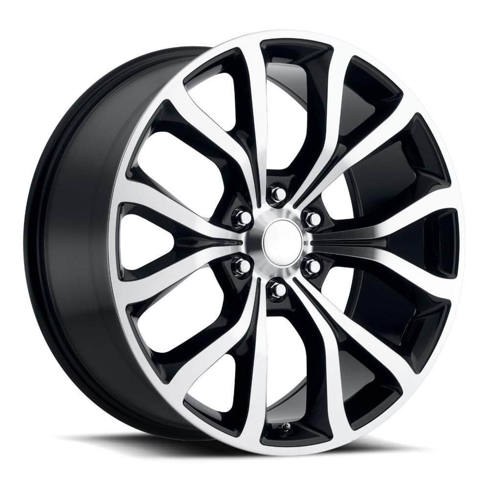 FR 52 – FORD EXPEDITION PLATINUM REPLICA WHEELS – GLOSS BLACK MACHINED FACE