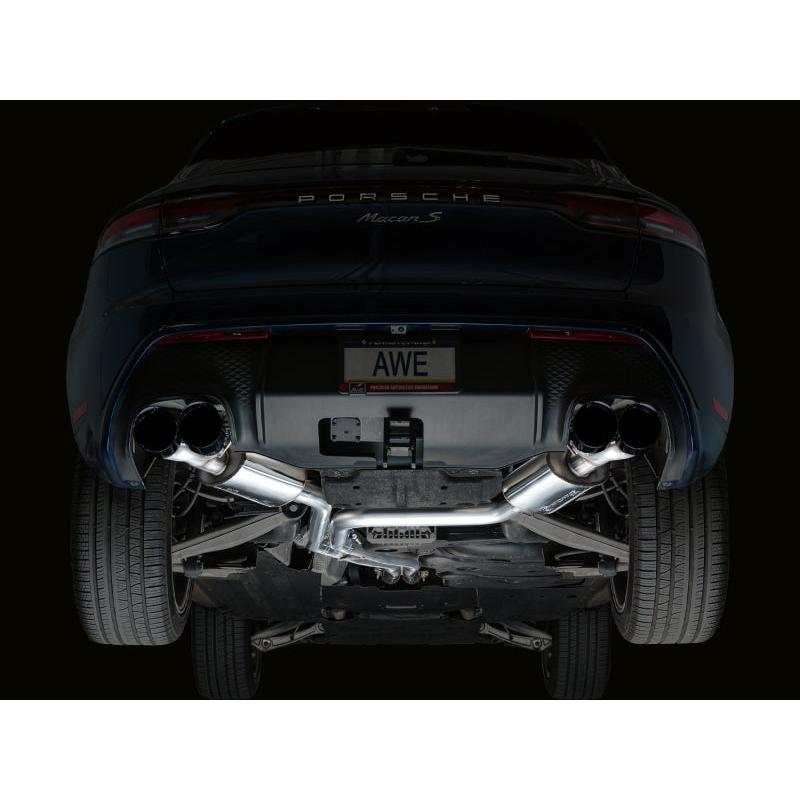 AWE Tuning 2022+ Porsche Macan 2.9TT Touring Edition Catback Exhaust w/ Diamond Black Tips