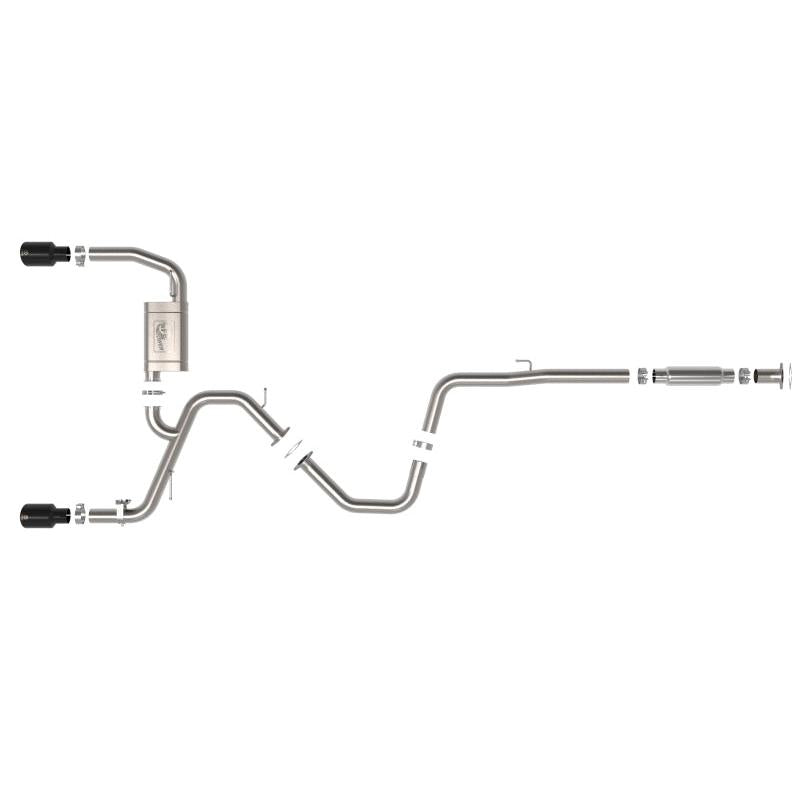 aFe Takeda Hyundai Elantra N 22-23 L4-2.0L (t) 3in 304 SS Cat-Back Exhaust w/ Black Tips-SR1 Performance