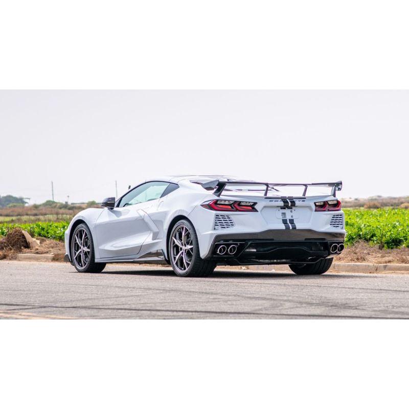 Borla 2020 Chevrolet Corvette C8 6.2L ATAK 3in Exhaust System Dual Round A/C Tips 4inx 4.75in