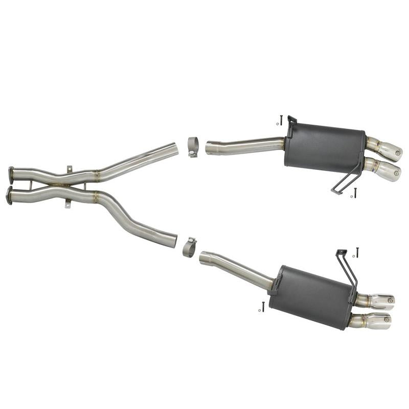 aFe MACH Force-Xp 2-1/2in 304 SS Cat-Back Exhaust w/Polished Tips 05-08 BMW Z4 M Coupe (E86) L6 3.2L-SR1 Performance
