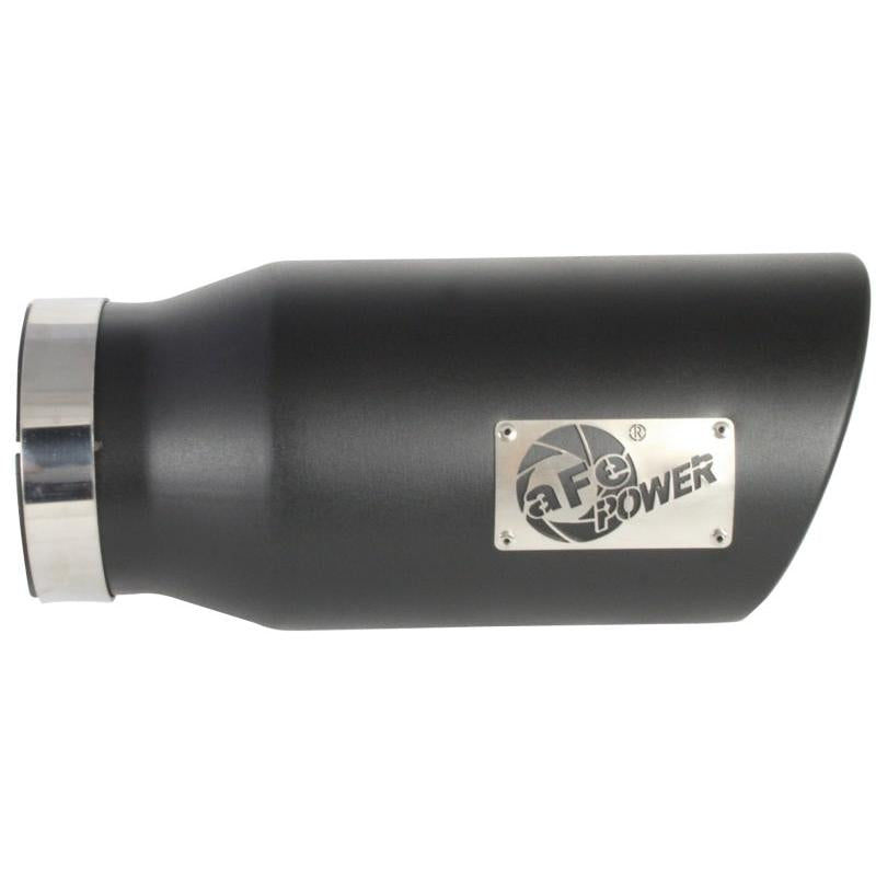 aFe MACH Force-XP 409 SS Right Side Single Wall Exhaust Tip 5in Inlet x 7in Outlet x 15in L-SR1 Performance