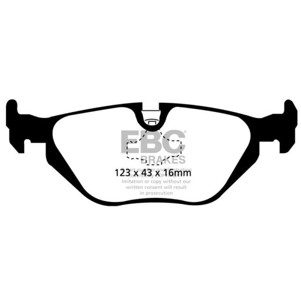 EBC Redstuff Ceramic Rear Brake Pads for BMW 3 Series (1992-1999)