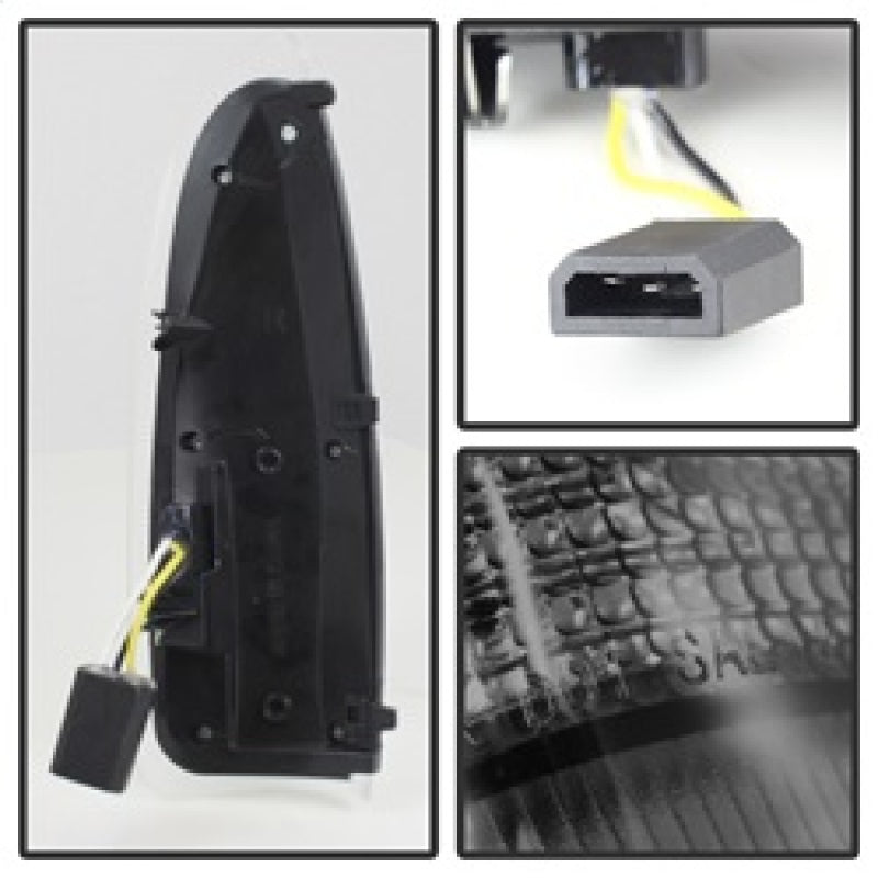 xTune Ford Superduty F250-F650 03-07 Amber LED Mirror Signal Lens - Smoke ACC-LED-FDSD99-MR-SM-SR1 Performance