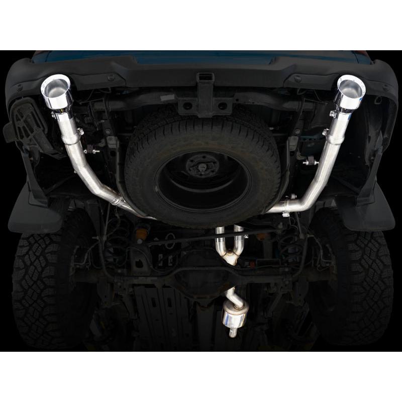 AWE Tuning 09-18 RAM 1500 5.7L (w/Cutouts) 0FG Dual Rear Exit Cat-Back Exhaust - Chrome Silver Tips