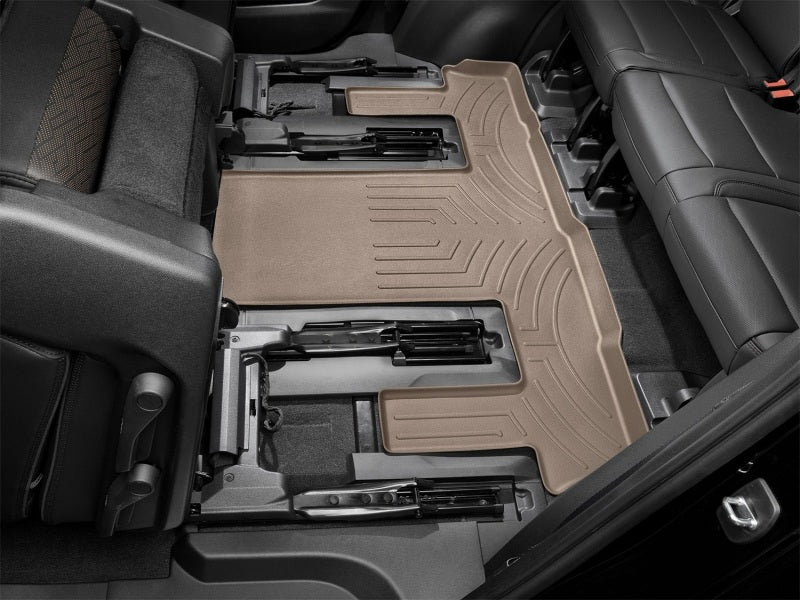 WeatherTech DigitalFit FloorLiner for 2021 Chevrolet Tahoe & Cadillac Escalade, Third Row, Tan