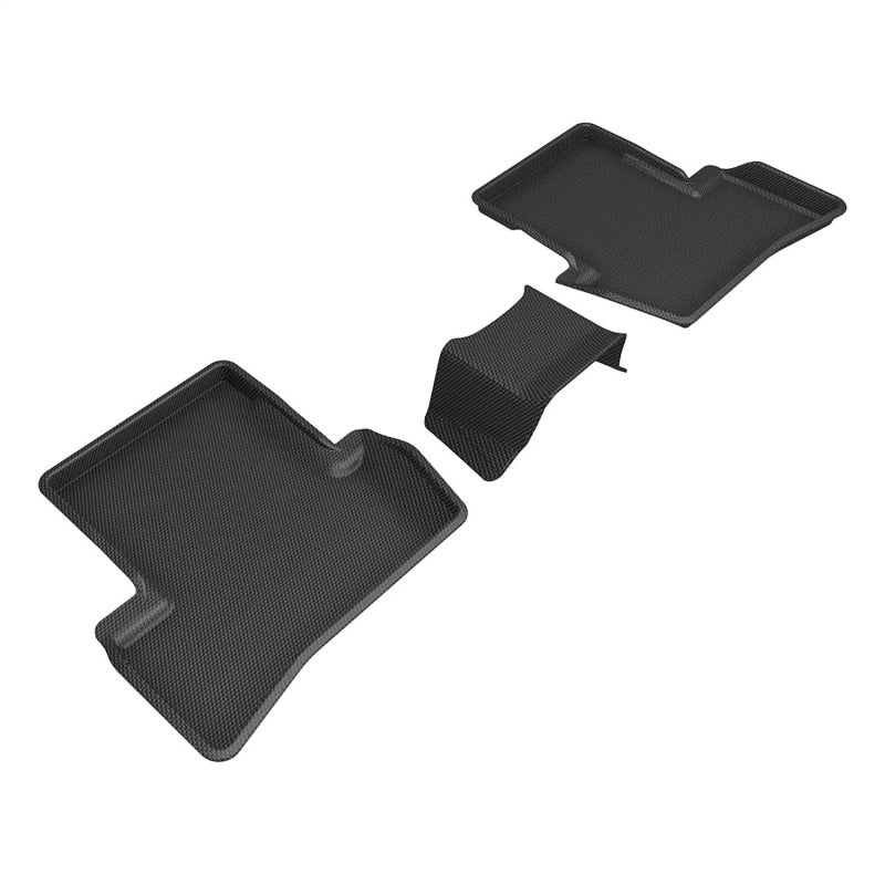 3D MAXpider 21-23 Acura TLX R2 Floor Mats - Kagu Black-SR1 Performance