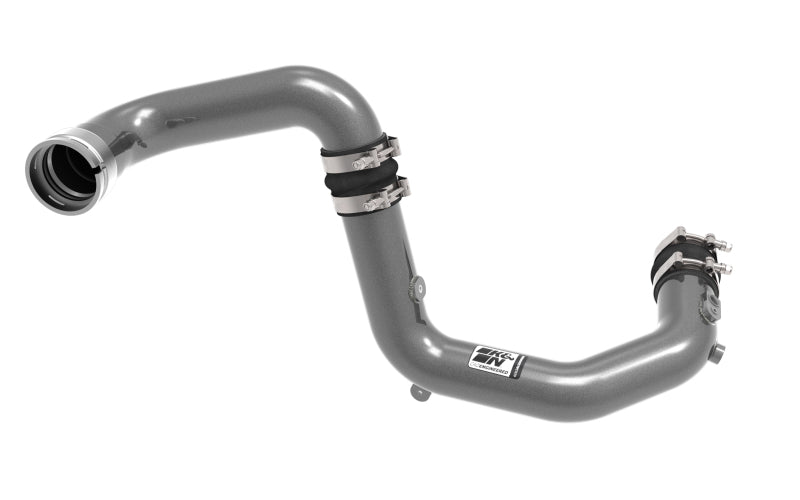 K&N 2023 Ford Bronco Raptor 3.0L V6 Aluminum Charge Pipe Kit - Gunmetal Gray-SR1 Performance