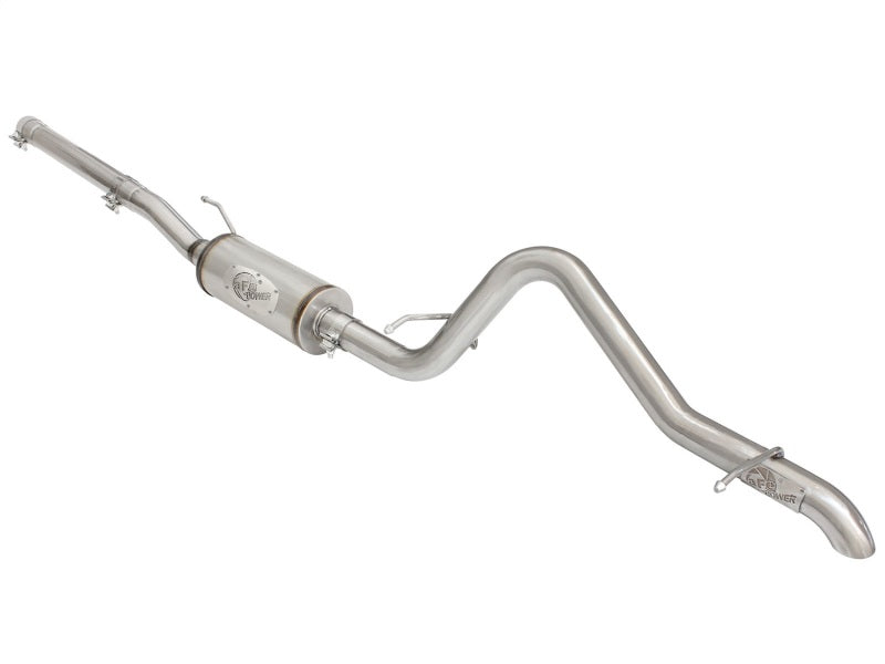 aFe MACHForce XP 2-1/2in SS-409 Cat-Back Exhausts w/ 18in Muffler 07-17 Jeep Wrangler V6-3.6L-SR1 Performance