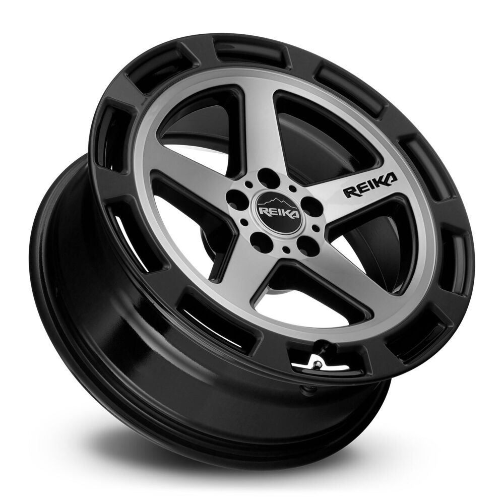 R  Teton Black Machined Face    17x7