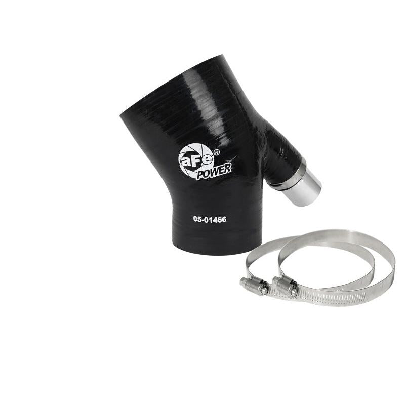 aFe MagnumFORCE Coupling Kit 3in ID x 2/14in x 35deg Elbow Reducing Coupler w. Vent - Black-SR1 Performance