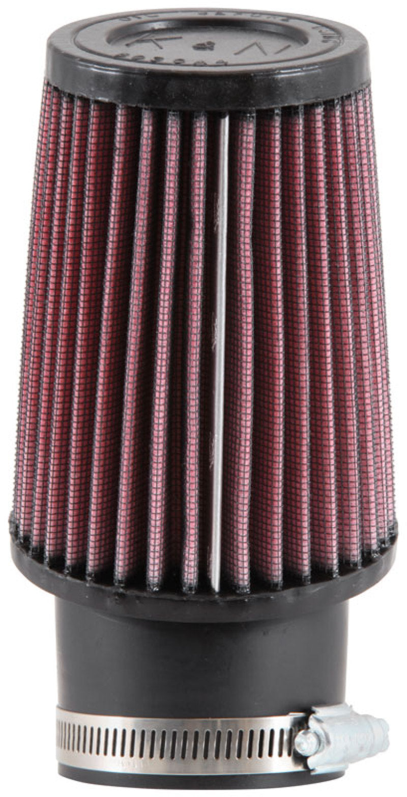 K&N 3.75 Inch OD 2.438 Inch ID 2 Inch Angled Flange 5 Inch H 3 Inch Top OD Round Tapered Univ-SR1 Performance