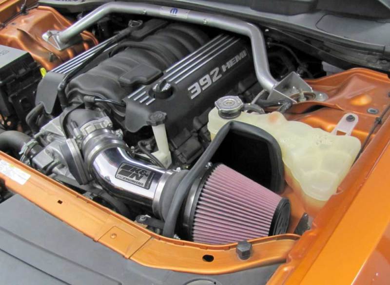 K&N Performance Intake Kit TYPHOON; 11 Dodge Challenger 6.4L V8-SR1 Performance