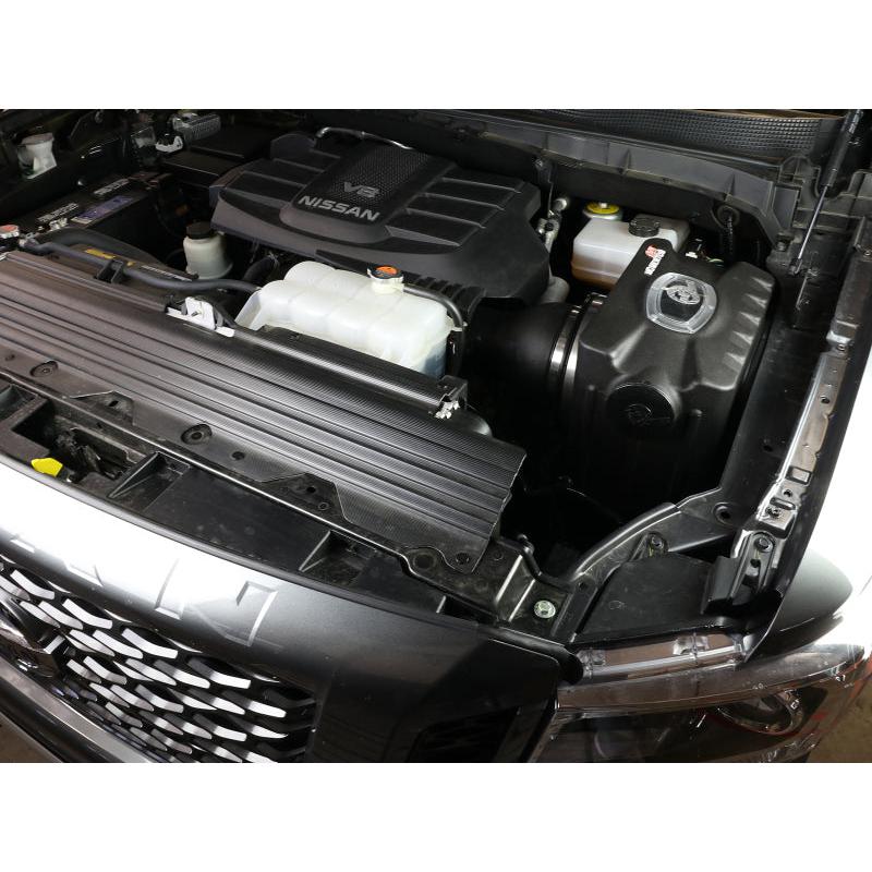 aFe Momentum HD Pro 10R Cold Air Intake System 17-19 Nissan Titan XD V8-5.6L-SR1 Performance