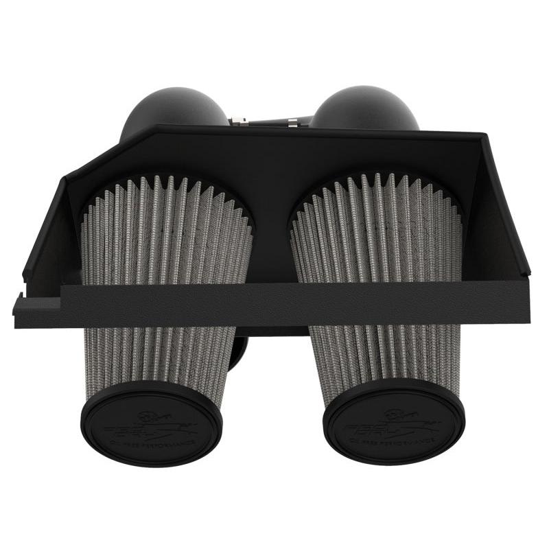 aFe MagnumFORCE 2XP Intake w/3.5in Black Steel Housing Pro DRY S Filter 2017 Ford F-150 V6-3.5L (tt)-SR1 Performance