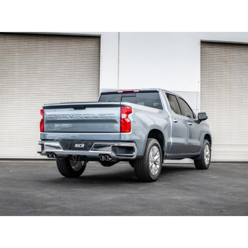 Borla 19 Chevrolet Silverado/GMC Sierra 1500 6.2L SS ATAK Catback Exhaust - Square Chrome Tips