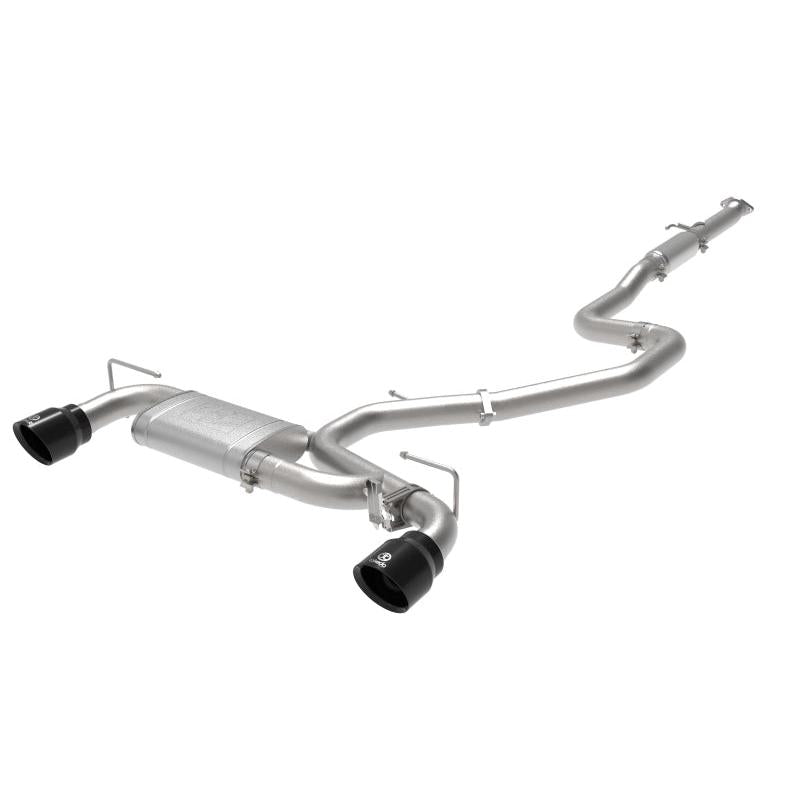 aFe Hyundai Veloster N 21-22 L4-2.0L (t) Takeda Cat-Back Exhaust System- Black Tips