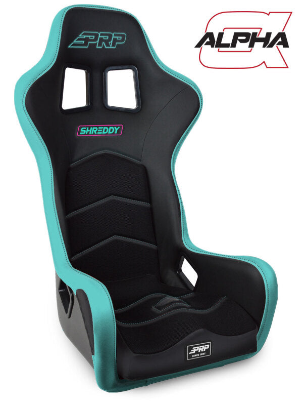 PRP Shreddy Alpha Composite Seat- Black/Teal