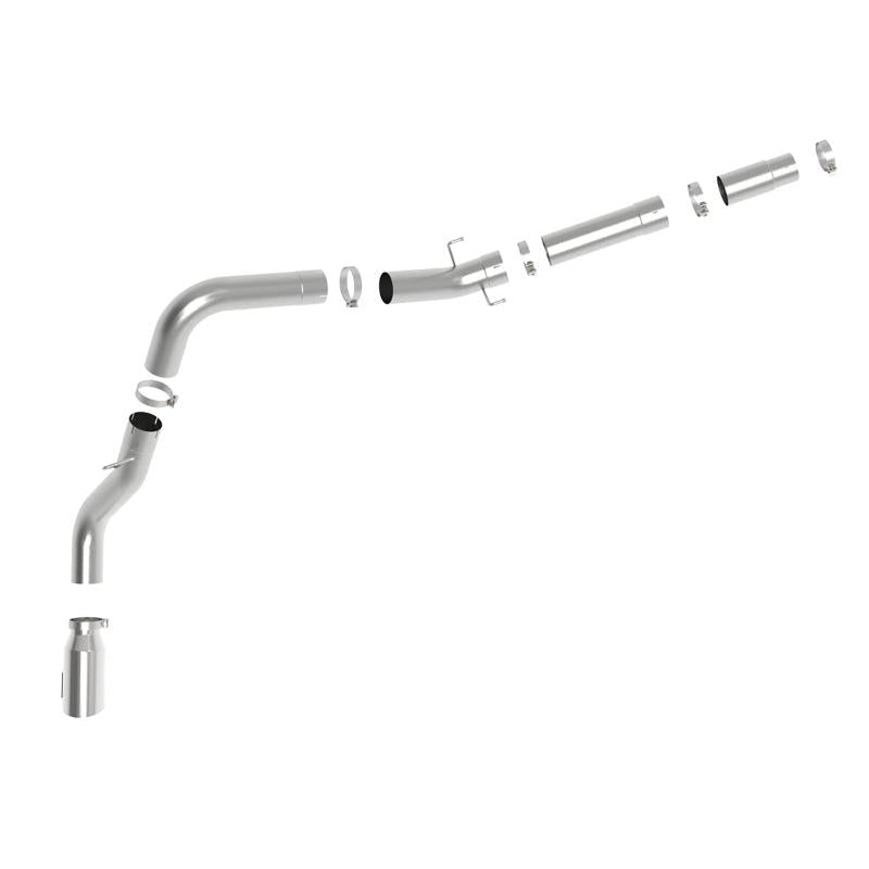 aFe ATLAS 5in DPF-Back Alum Steel Exhaust System w/Polished Tip 19-20 Ram Diesel Trucks L6-6.7L (td)-SR1 Performance