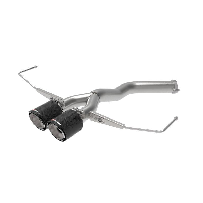 aFe Takeda 3in-2.5in 304 SS Axle-Back Exhaust w/ Carbon Tip 19-20 Hyundai Veloster I4-1.6L(t)-SR1 Performance