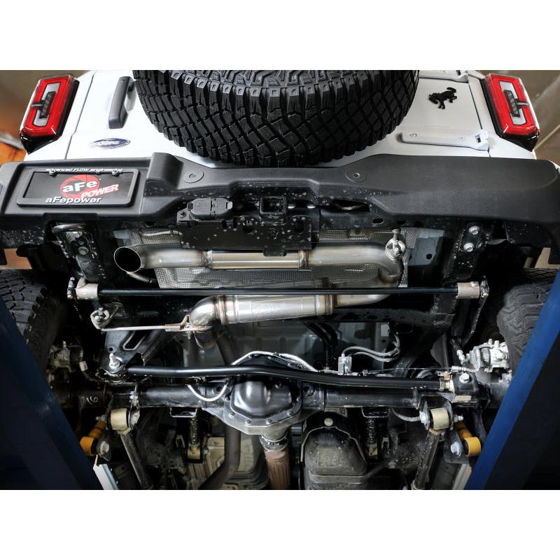 aFe 21-24 Ford Bronco Apollo GT Series 3 IN 409 Stainless Steel Hi-Tuck Axle-Back Exhaust-SR1 Performance