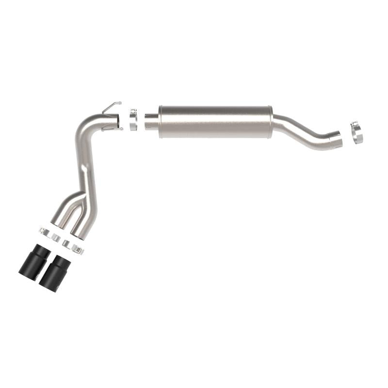 aFe POWER Rebel Series 3.5in SS Cat Back Exhaust w/Black Tips 19-21 RAM V8-6.4L Hemi-SR1 Performance