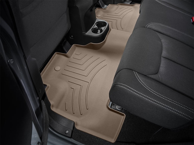 WeatherTech FloorLiner HP Rear for 2014-2016 Jeep Wrangler JK Unlimited in Tan, Part Number 455732IM