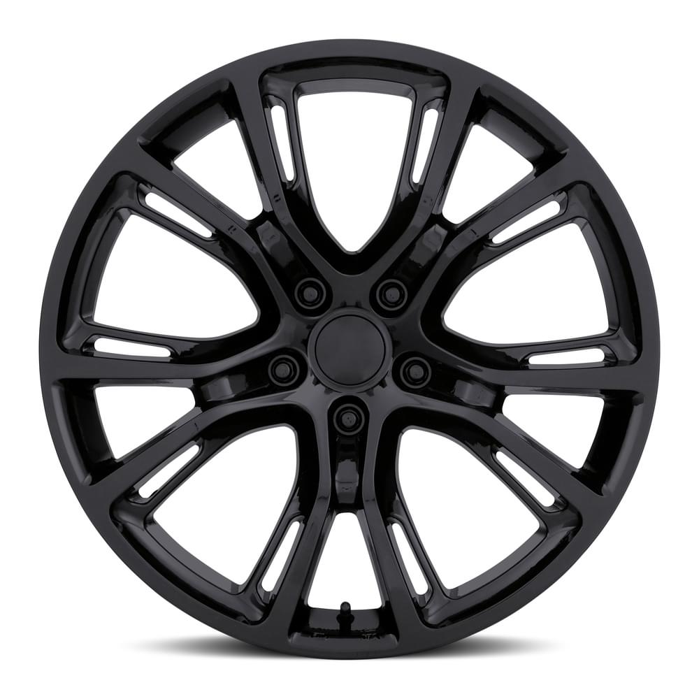 FR 88 – JEEP SPYDER MONKEY WHEELS-Gloss Black 20x9 5x5 + 34.7 HB 71.5