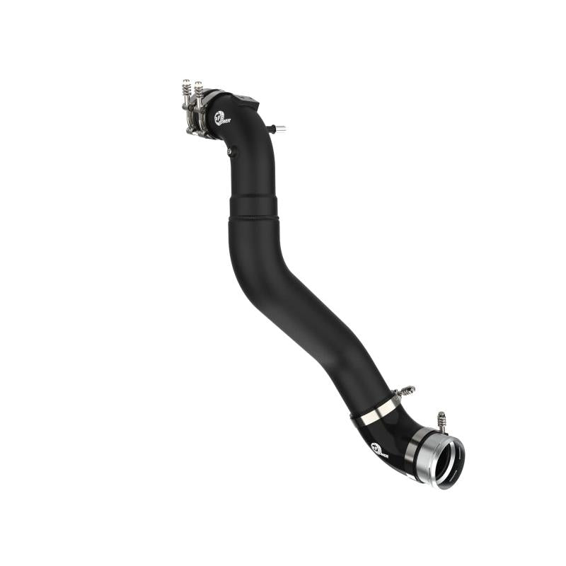 aFe BladeRunner 21-22 Ford F-150 Ecoboost V6-3.5L(tt) Aluminum Hot and Cold Charge Pipe Kit Black-SR1 Performance