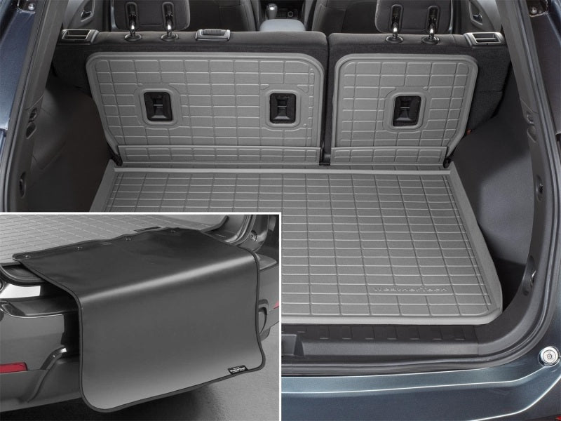 WeatherTech 18-24 GMC Terrain / Terrain Denali SeatBack Cargo Liner HP with Bumper Protector - Grey