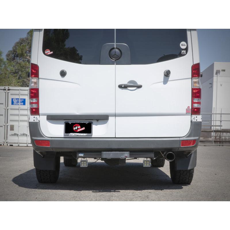 aFe Vulcan Series 3in 304SS DPF-Back Exhaust w/ Black Tip 14-18 Mercedes-Benz Sprinter 2500-SR1 Performance