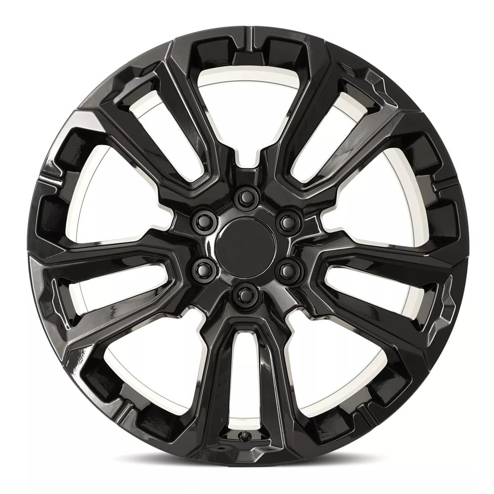 FR 201 – GM  5 SPOKE REPLICA WHEEL-Gloss Black 22x9 6x5.5 + 28 HB 78.1
