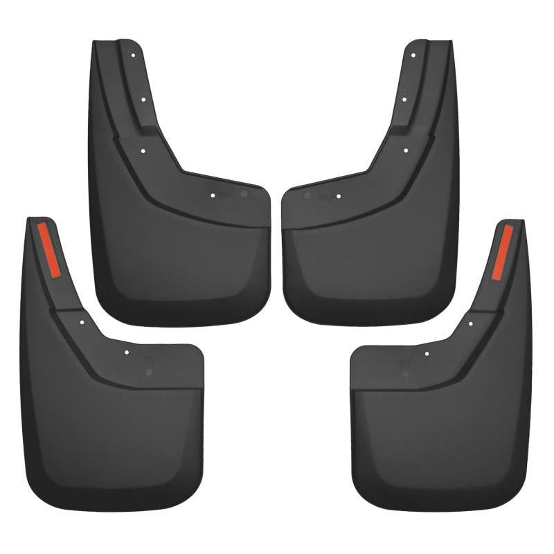Husky Liners 14-17 Chevy Silverado 1500 / 15-16 Silverado 2500 HD Front and Rear Mud Guards - Black-SR1 Performance