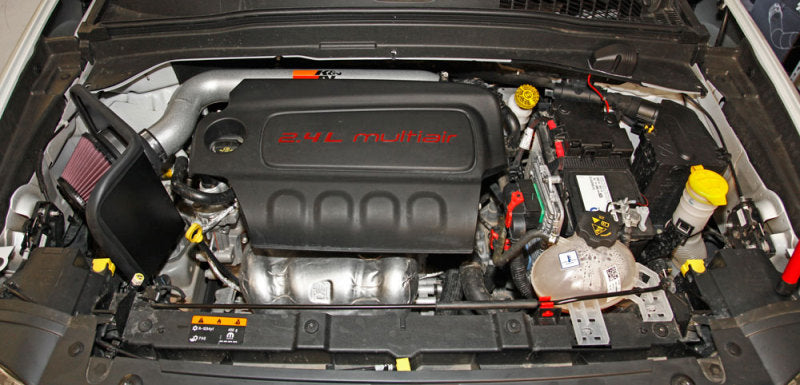 K&N 2015 Jeep Renegade L4-2.4L High Flow Performance Air Intake Kit-SR1 Performance