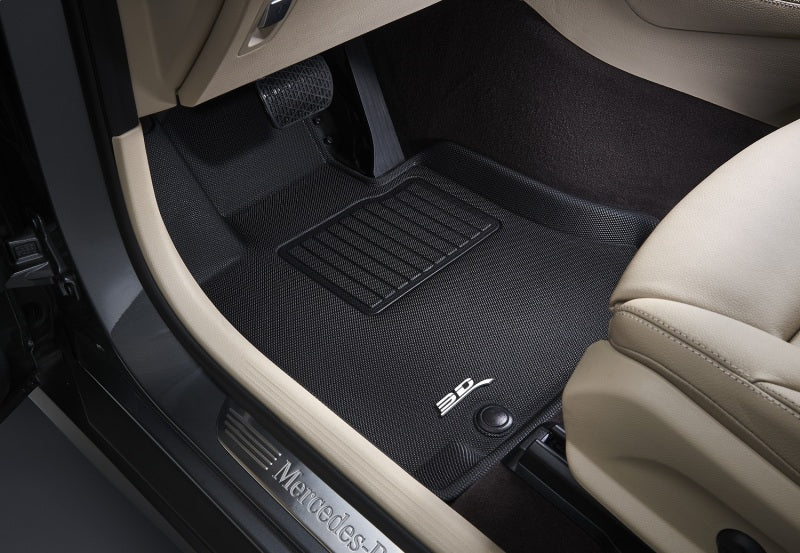 3D MAXpider 2011-2014 Dodge Challenger Kagu 1st Row Floormat - Black-SR1 Performance