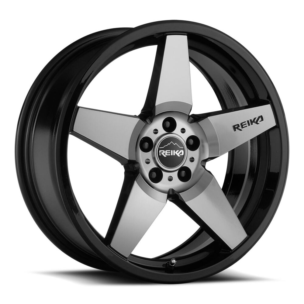 R  Seeker Black Machined Face    17x7