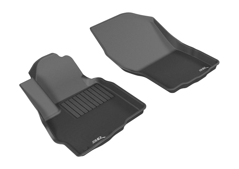 3D MAXpider 2011-2019 Mitsubishi Outlander Sport Kagu 1st Row Floormat - Black-SR1 Performance