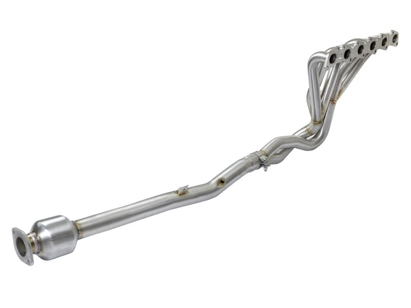 aFe Power Twisted Steel Long Tube Header & Connection Pipes (Street Series) 01-16 Nissan Patrol-SR1 Performance