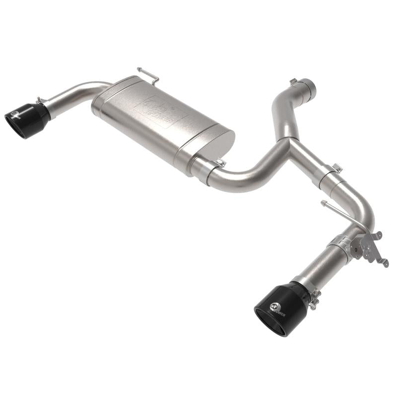 aFe MACHForce XP Exhausts Axle-Back 15-21 BMW X1 2.0L (t) (SS w/Black Tips)