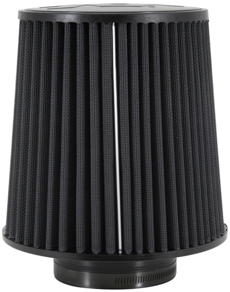 K&N Universal Rubber Filter-Round Tapered 4in Flange ID x 8in Base OD x 6.625in Top OD x 8in H-SR1 Performance