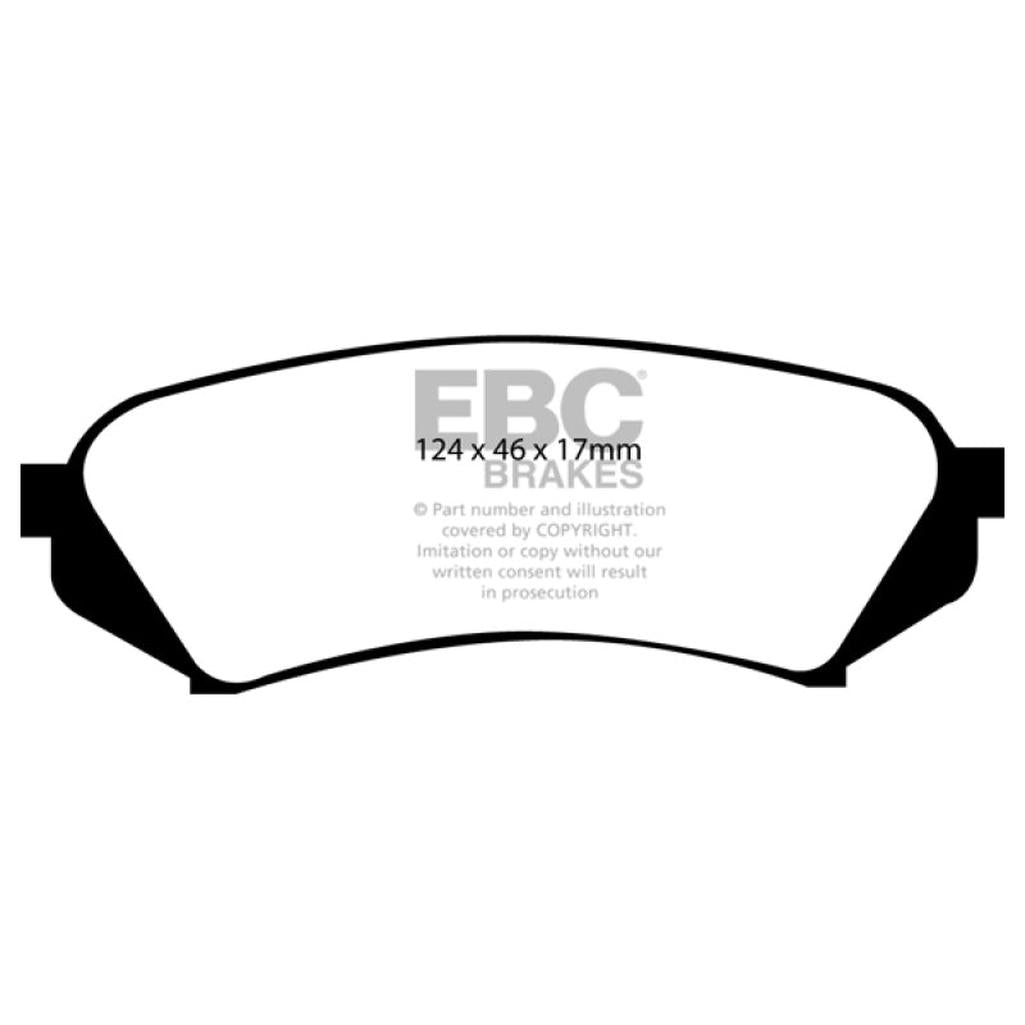 EBC Greenstuff 98-07 Lexus LX470 Rear Brake Pads – Heavy Duty Off-Road Brake Solution