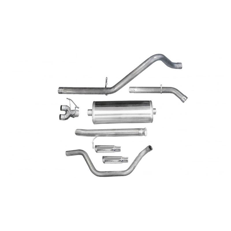 Corsa 2009-2013 Chevrolet Silverado Reg. Cab/Std. Bed 1500 4.8L V8 Polished Sport Cat-Back Exhaust