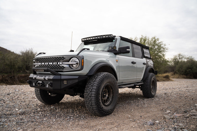 DV8 Offroad 21+ Ford Bronco Curved Light Bracket for 40-Inch LED Light Bar and Pod Lights