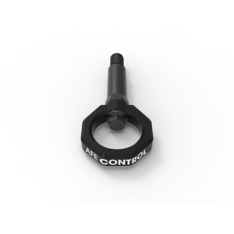 aFe Control Front Tow Hook Black 20-21 Toyota GR Supra (A90)