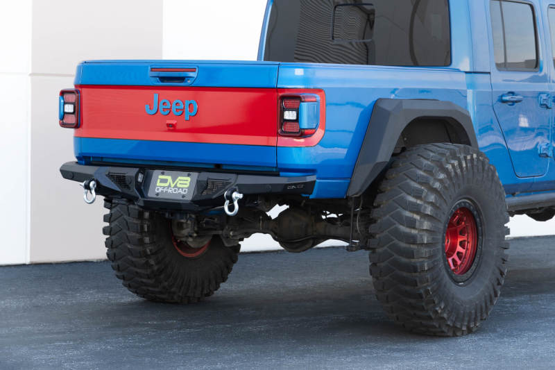 DV8 Offroad 2020-2023 Jeep Gladiator JT Spec Series Rear Bumper with High Clearance Design